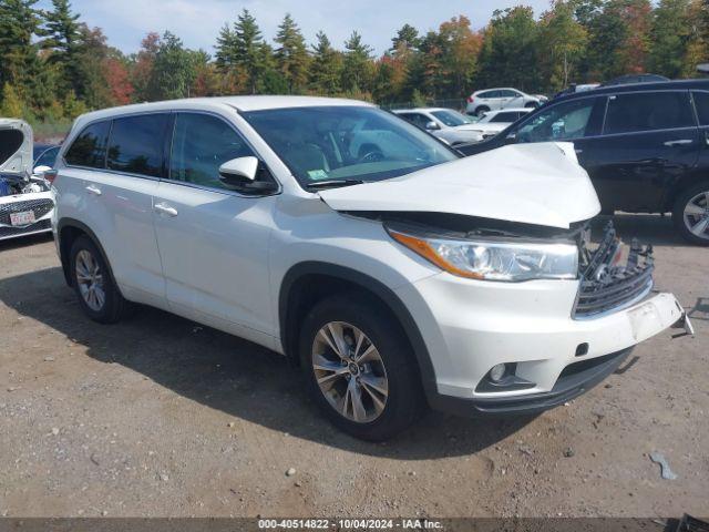  Salvage Toyota Highlander