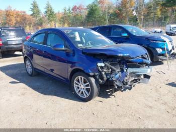  Salvage Chevrolet Sonic