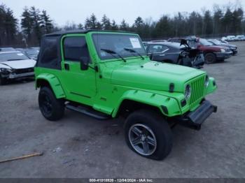  Salvage Jeep Wrangler