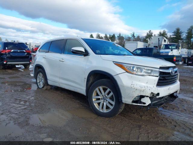  Salvage Toyota Highlander