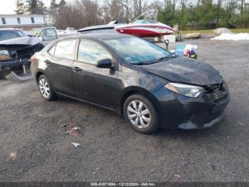  Salvage Toyota Corolla