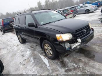  Salvage Toyota Highlander