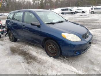  Salvage Toyota Matrix