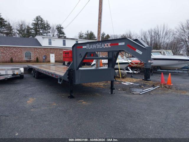  Salvage Rawmaxx 34  Gooseneck Trailer