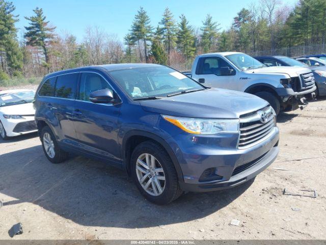  Salvage Toyota Highlander