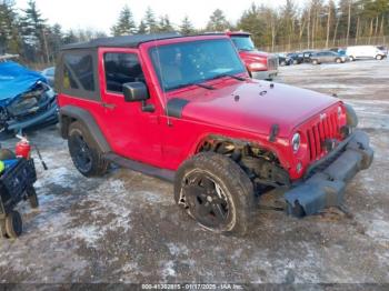  Salvage Jeep Wrangler