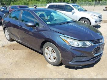  Salvage Chevrolet Cruze
