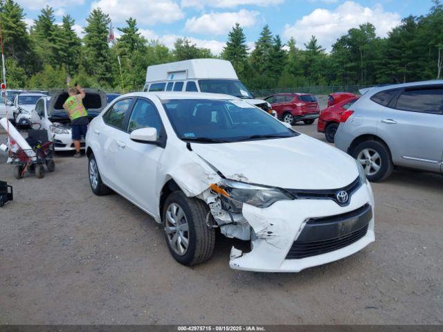  Salvage Toyota Corolla