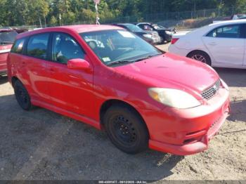  Salvage Toyota Matrix