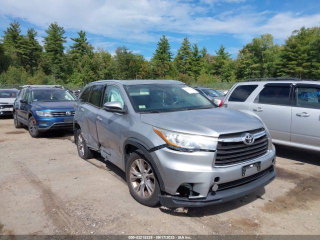  Salvage Toyota Highlander