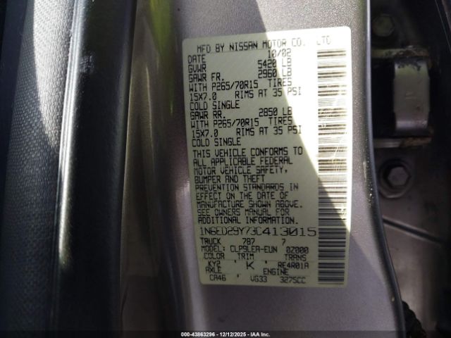 Nissan Frontier Xe-v6 Image 4