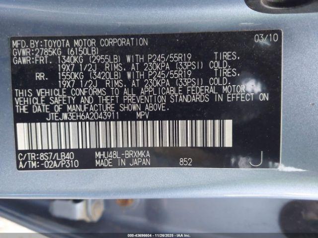 Toyota Highlander Limited V6 Image 10