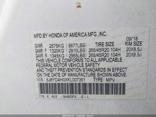 Acura MDX Tech   A-spec Pkgs Image 6