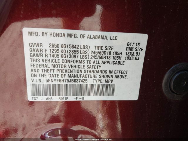 Honda Pilot Ex-l Image 4