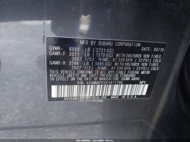 Subaru Ascent Limited Image 6