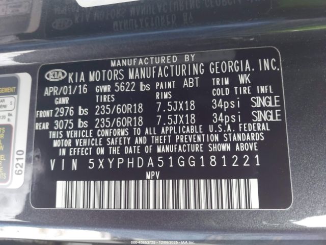 Kia Sorento 3.3l Ex Image 18