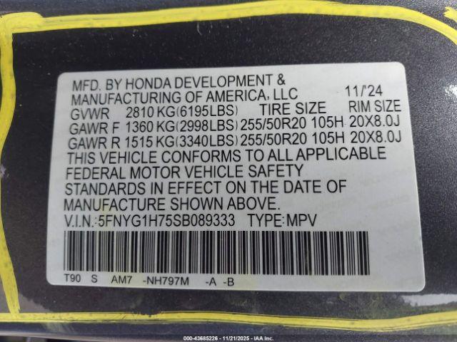 Honda Pilot Touring Image 9