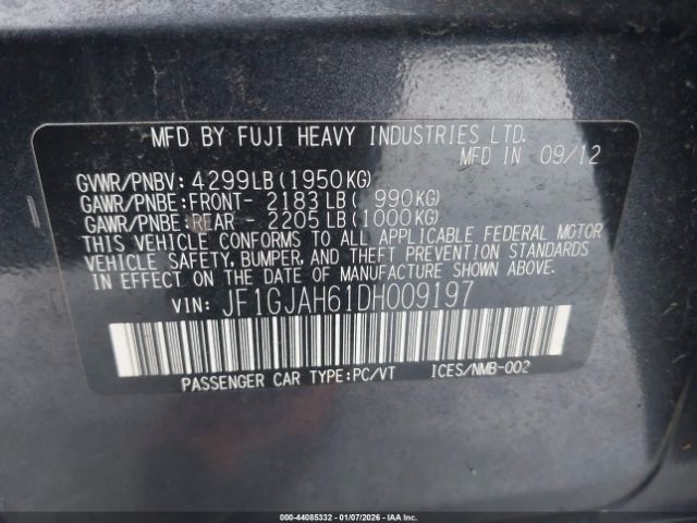 Subaru Impreza 2.0i Limited Image 11