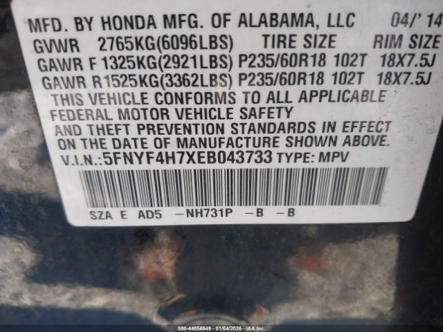 Honda Pilot Ex-l Image 4