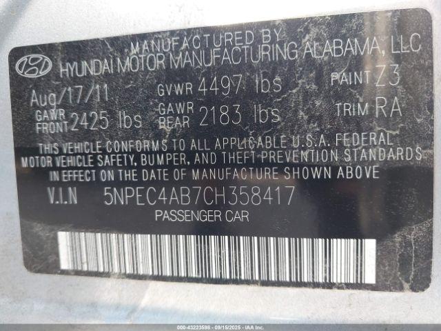 Hyundai SONATA Limited 2.0t Image 10